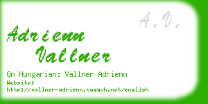 adrienn vallner business card